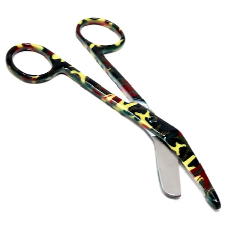 A2Z Scilab Camouflage Full Color Lister Bandage Scissors 5.5", Stainless Steel A2Z-ZR002